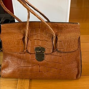 100% Leather Bag PATRICIA NASH Italian